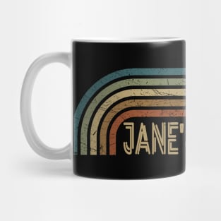 Jane's Addiction Retro Stripes Mug